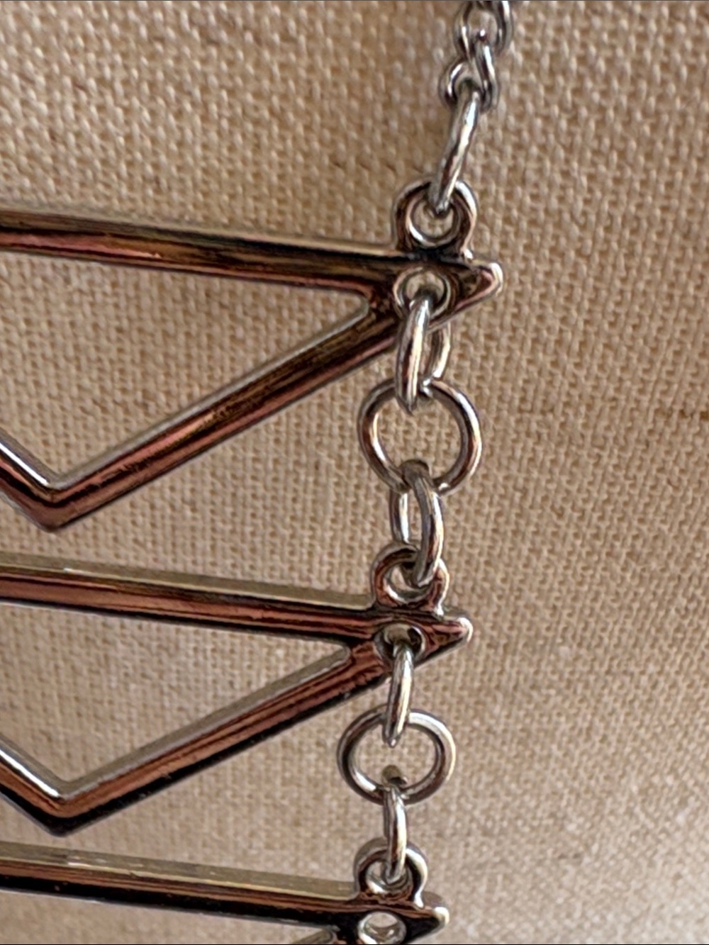 Geometry Triangle 💠🔽 Chain⛓️‍💥Necklace - Picture 7 of 8